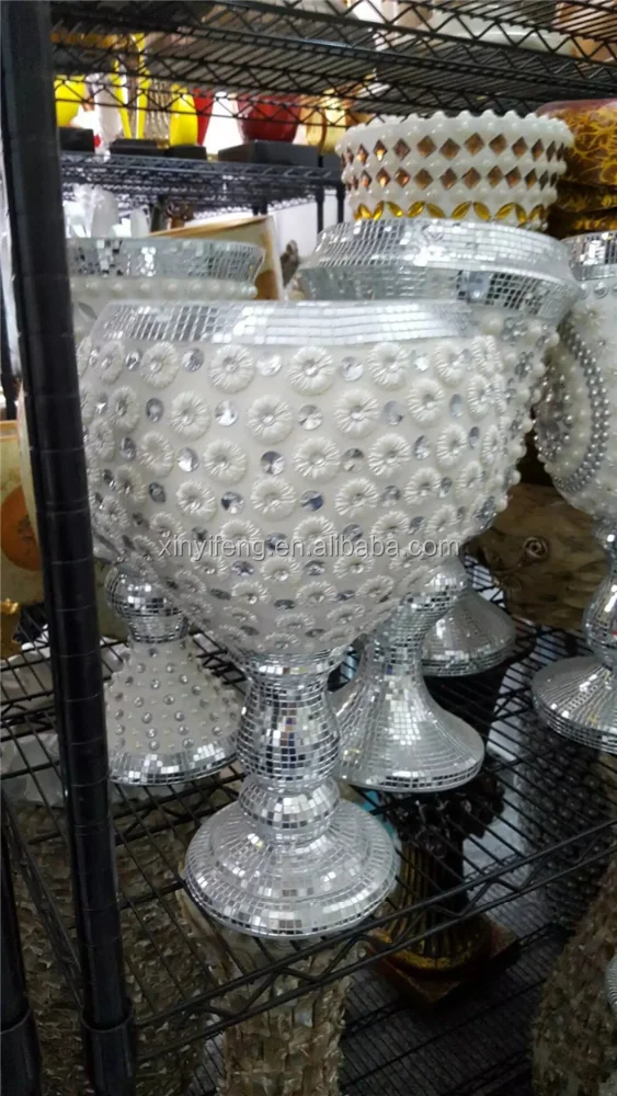 FRP Concise wedding table centerpieces resin hotel vase home decoration accessories