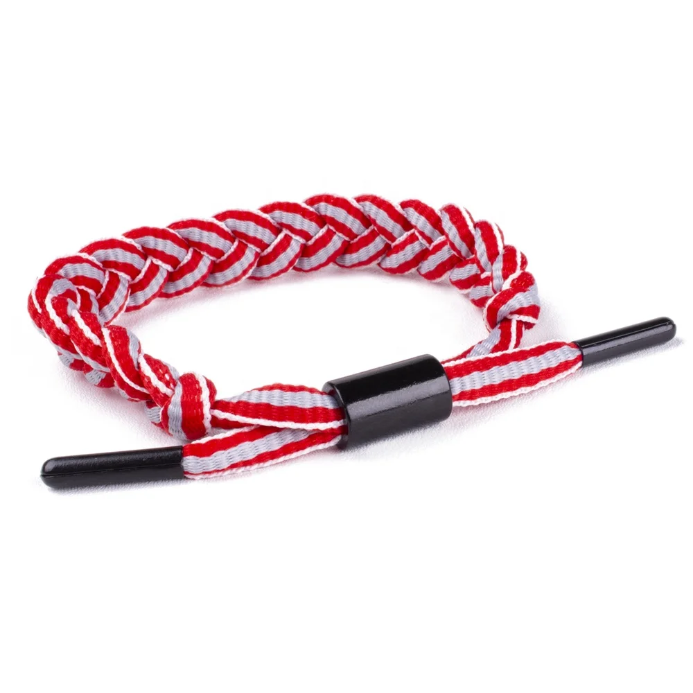 2023 Custom Star Shoelace Bracelet Wristband Braided Rope Bracelet Gift Item For Man And Women