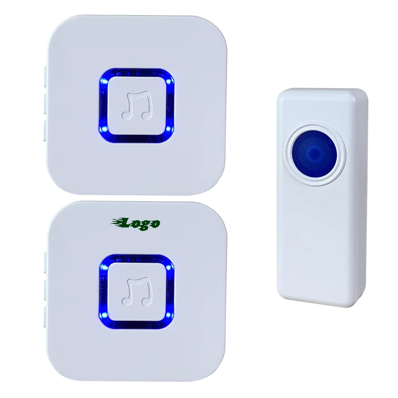 Artom дешевая беспроводная дверь колокольчика с 52 мелодиями звонка, покрывающими 400 метров