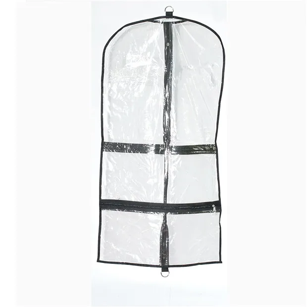 Custom Clear vinyl dance clothes dresses cover gown garment bags for costume