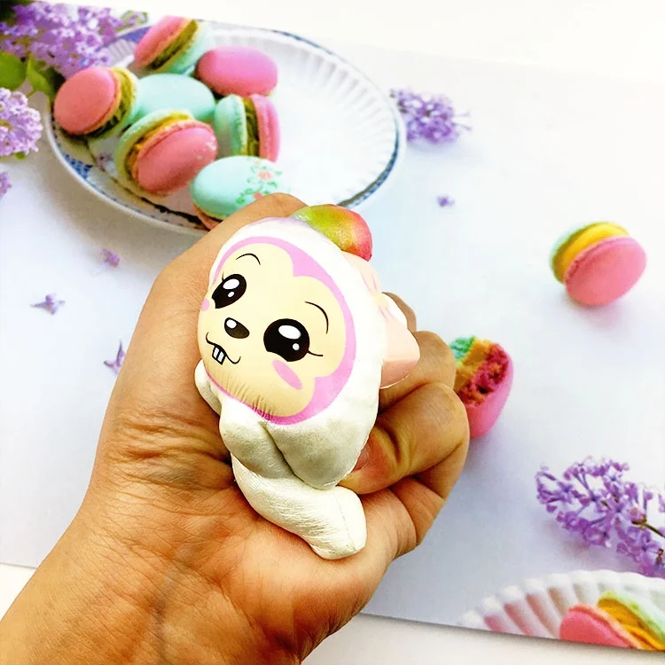 
2019 new design PU foam squishy anti stress relievers rabbit promotional gifts items for children. 