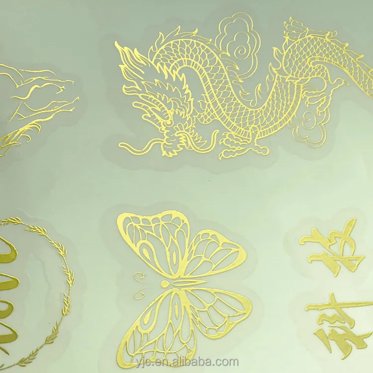 Durable Water-Slide Decal paper label for glass bottle sticker thermal label sticker roll Spray bottle body advertising sticker