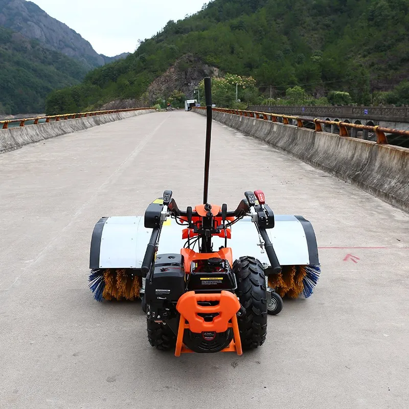 13hp multifunctional gear drive snow sweeper