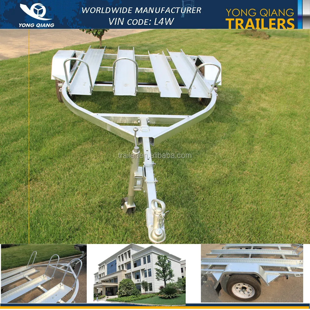 2023 NEW  Galvanized Motorcycle  Trailer /ATV Trailer