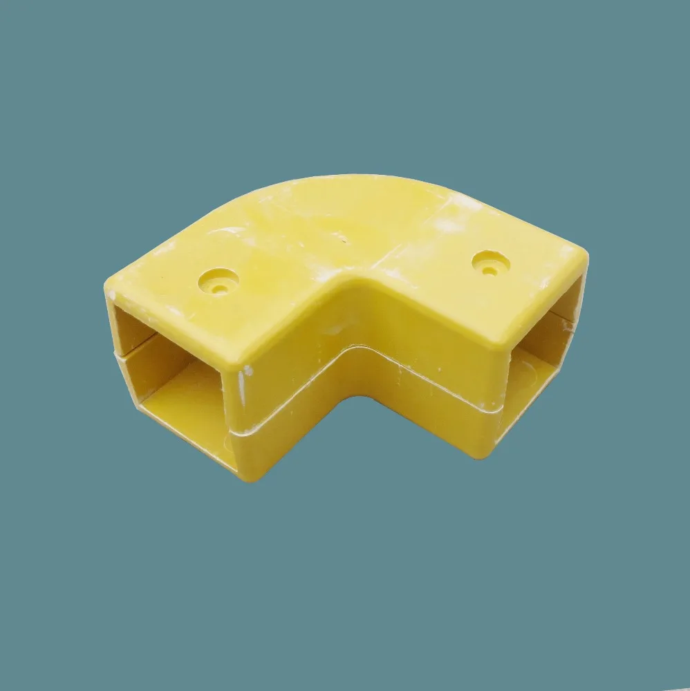 High Strength GRP Pipe Fittings For FRP Square Tube Handrail