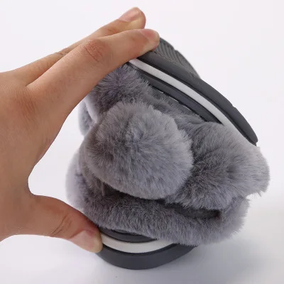 Симпатичные Мультяшные детские тапочки в теплый дом зимой