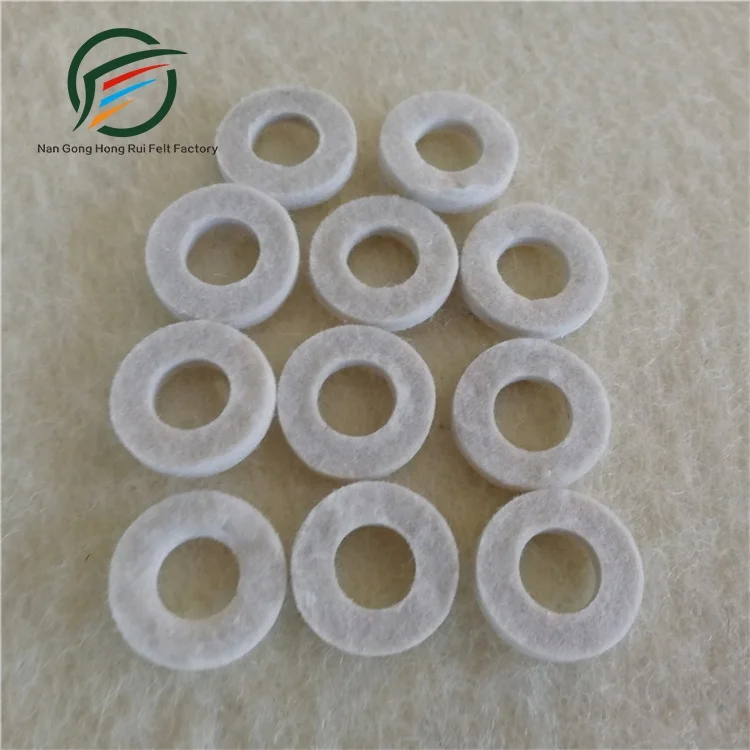 Factory direct sale 100% wool felt o-ring washer