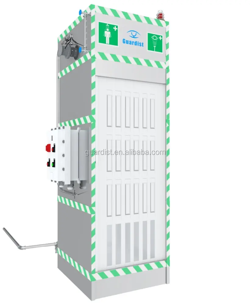 Compound Emergency Shower Room & Eye Washer