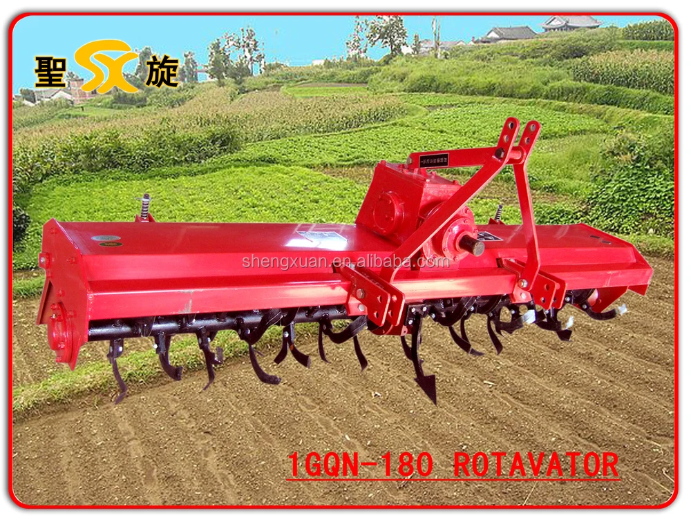 80cm 3-point mounted rotary tiller with middle gear mechanism