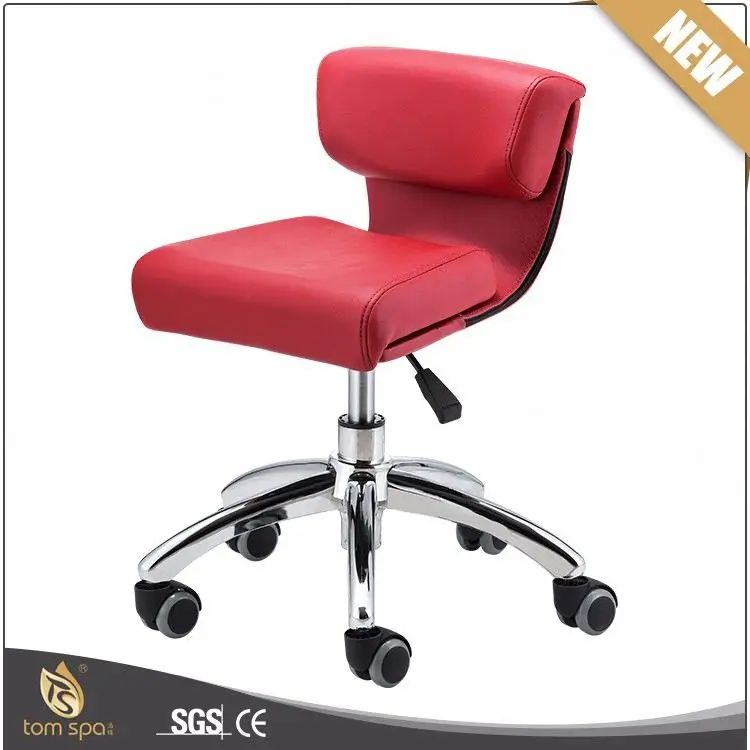 TS-3227 High Quality Salon Beautician Work Stool Master Chair with Universal Wheels Color Optional