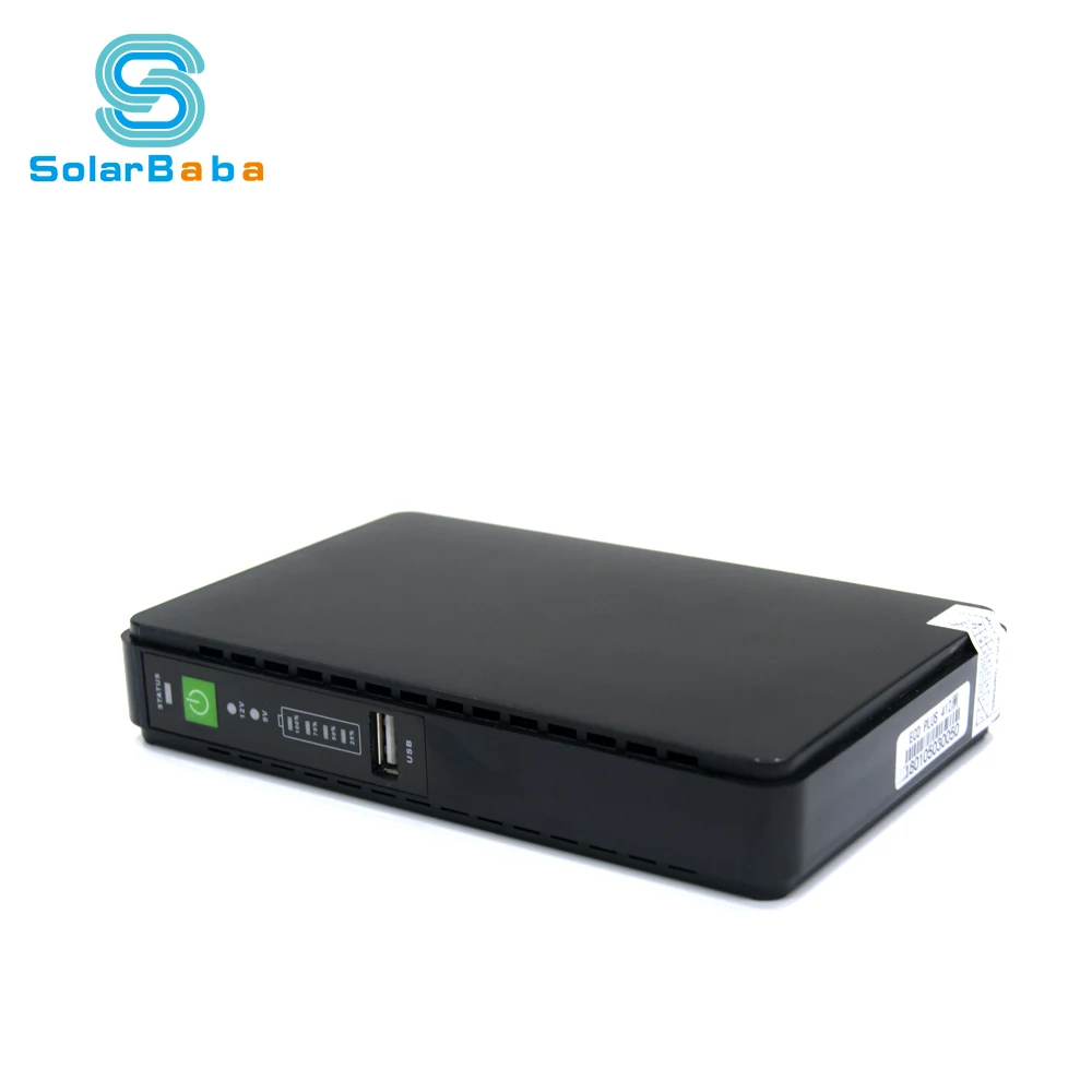 
Mini dc ups 12v 5v 9v output 110v 220v volt battery for room router 