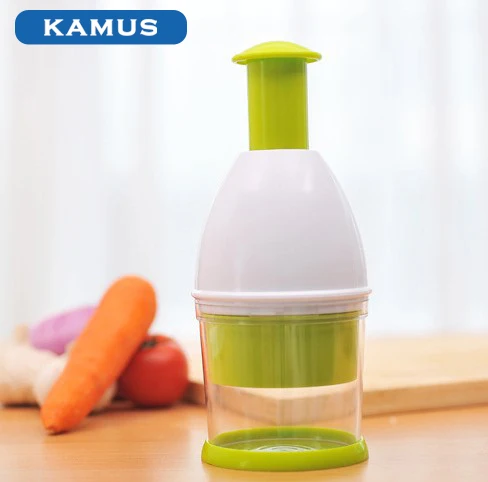 Manual Hand Vegetable Garlic Onion kitchen chopper slicer Cutting with push hand