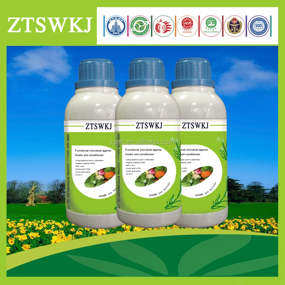 zhoutian brand liquid organic fertilizer fermentation additive materials biological microbial ferment inoculant