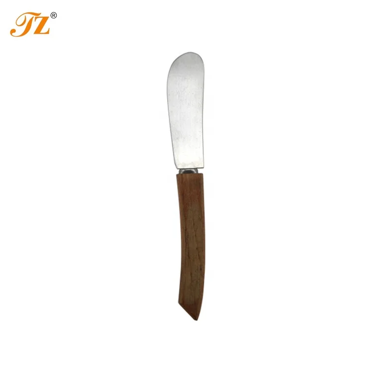 Wholesale Good Quality Stainless Steel Wood Handle Butter Knife