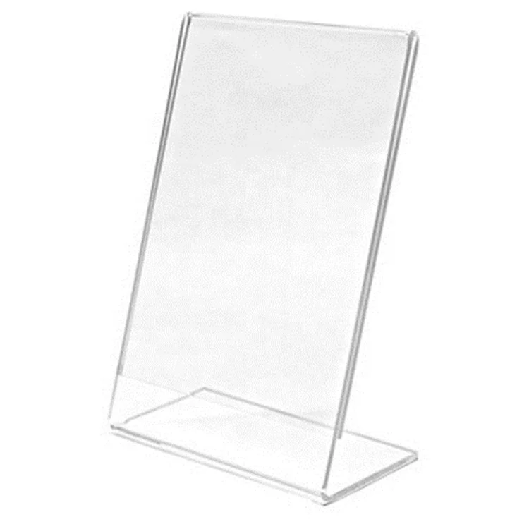 High quality acrylic menu stand/A4 Acrylic Poster Menu Holder wholesale