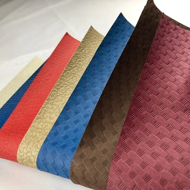 Wholesale Colorful Flower Embossed Wrapping Paper