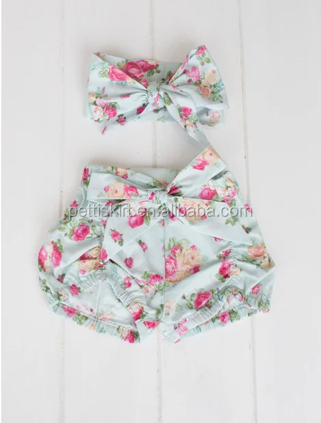
Latest Girl Design Multicolor Ruffles Diaper Covers Cotton Dot Design Baby Girl Bloomers with Bow 