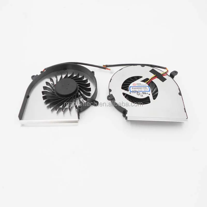 Wholesale Original cpu cooling cooler fan for MSI GE62 laptop fan PAAD06015SL N317