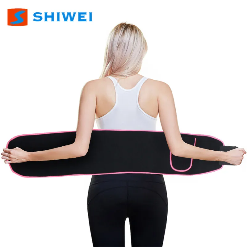 Shwei--5010-1# Colorful Waist support Trainer Slimming belt with phone pocket