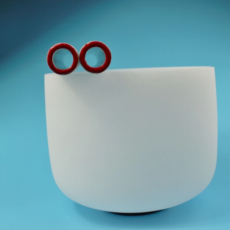 JINGDIAN 432HZ Crystal Singing Bowls 8 inch