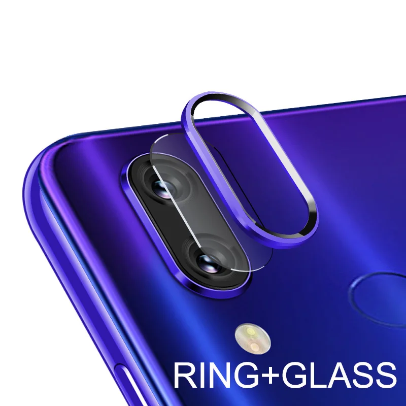 Metal phone camera len ring protector for redmi note 7 back camera len ring protector