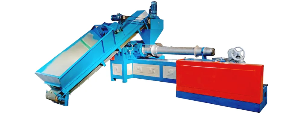 two steps PP PE plastic pelletizer high efficiency double stage plastic flakes pelletizer machine