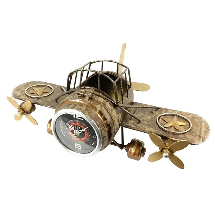 Modern style clock art plane clock insert 14 inches table clock