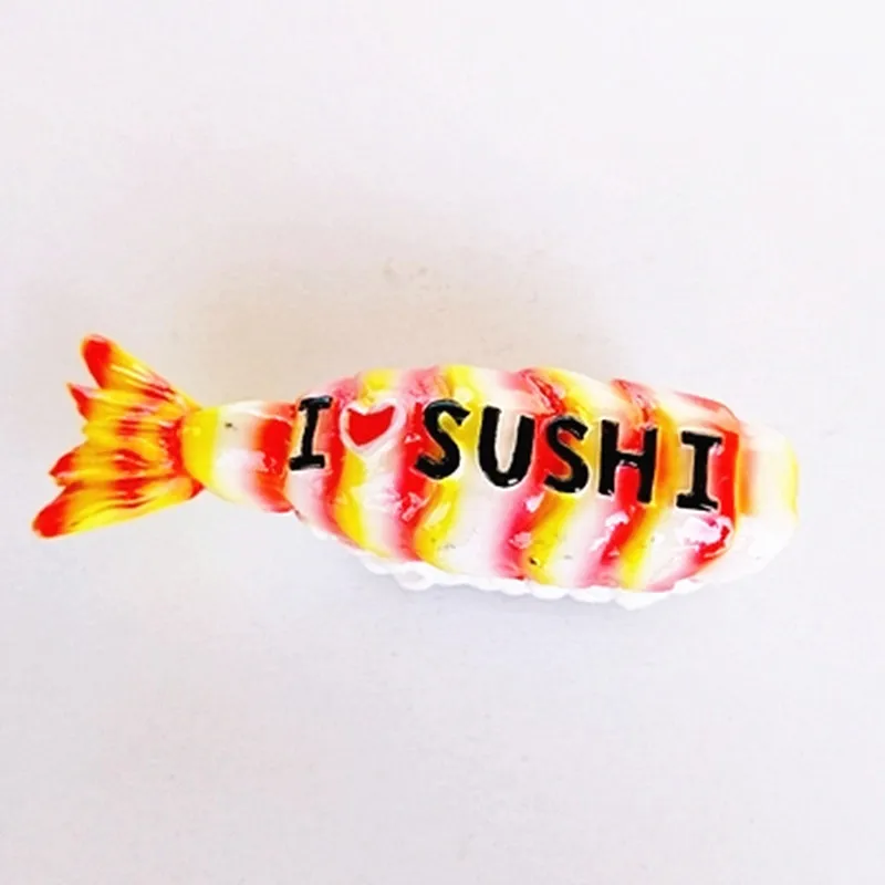 Japanese Sushi Thunder lanterns Creative Tourist Souvenirs Resin Fridge Magnet