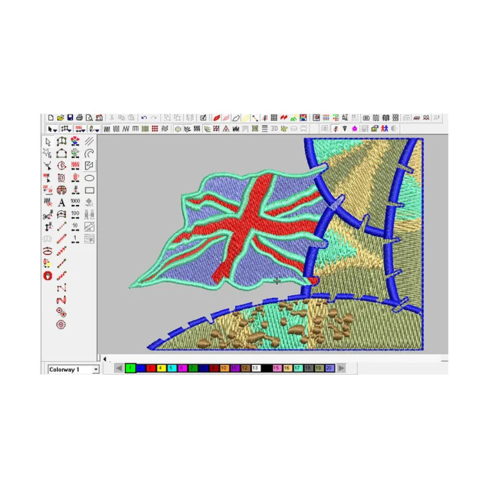 
Senior Designer Cheap High-quality New Fashion Digitizing Dst Format Embroidered Designs Embroidery Badge 