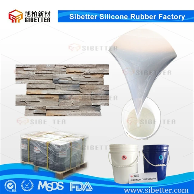 Addition Cure Liquid Silicone Rubber for Concrete Stamps Molding