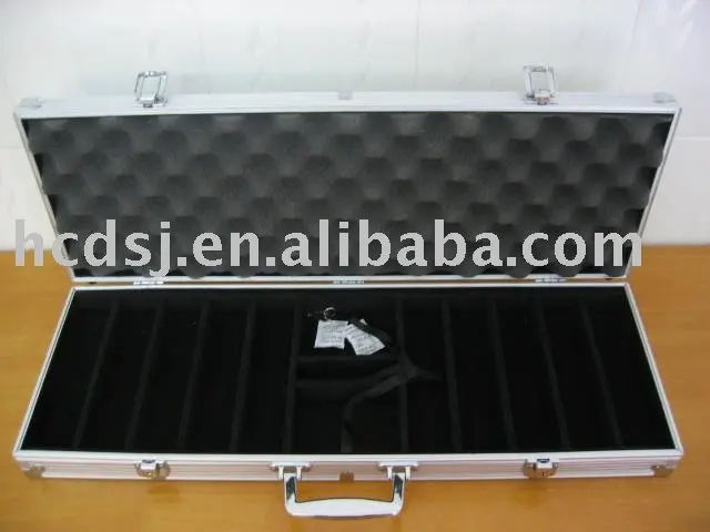 500 pc aluminum poker case