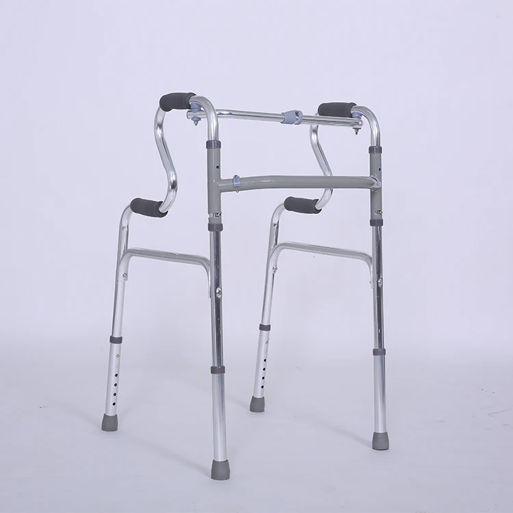 Walker Folding Assistant Standing Disabled Aids Aluminum Walking Assist Device