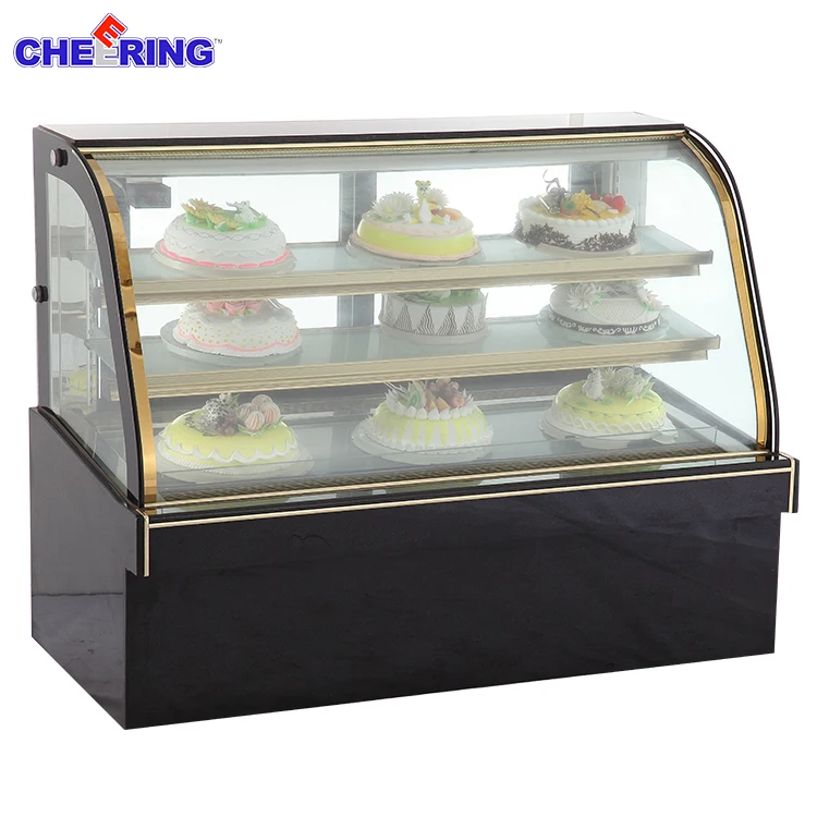 High quality corolla cake showcase put in cake shop or coffee bar special cake showcase chiller China factory price for display