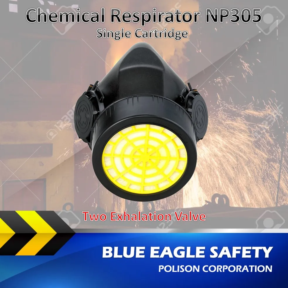 Workplace Safety Supplies NP305 carbon filter chemical respirator