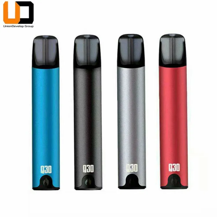 
Best selling 2ml empty pods 350mah built-in battery custom logo disposable pod flat style cbd pod 