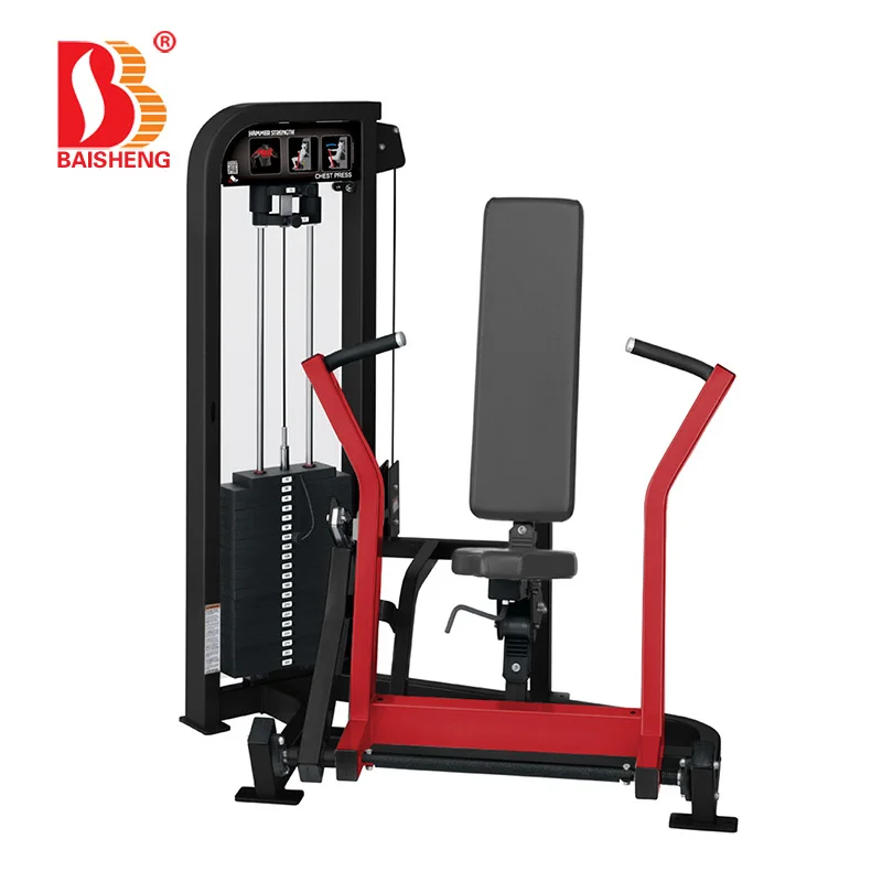 Высокое качество Молот силовое Selectorized тренажер для жима от груди оборудование для тренажерного зала