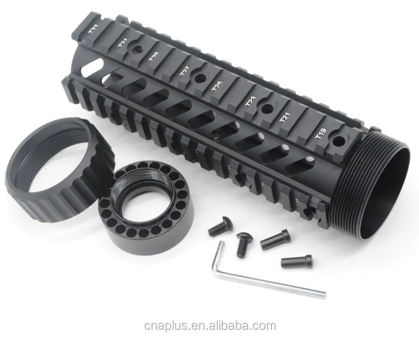 
7' AR-15 M4 Rifle Weaver Tactical Hunting Shooting Picatinny Quad Rail Free Float Handguard Rails System 
