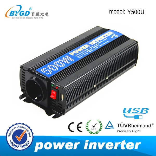 500w dc to ac modified car inverter, inverter 24v to 230