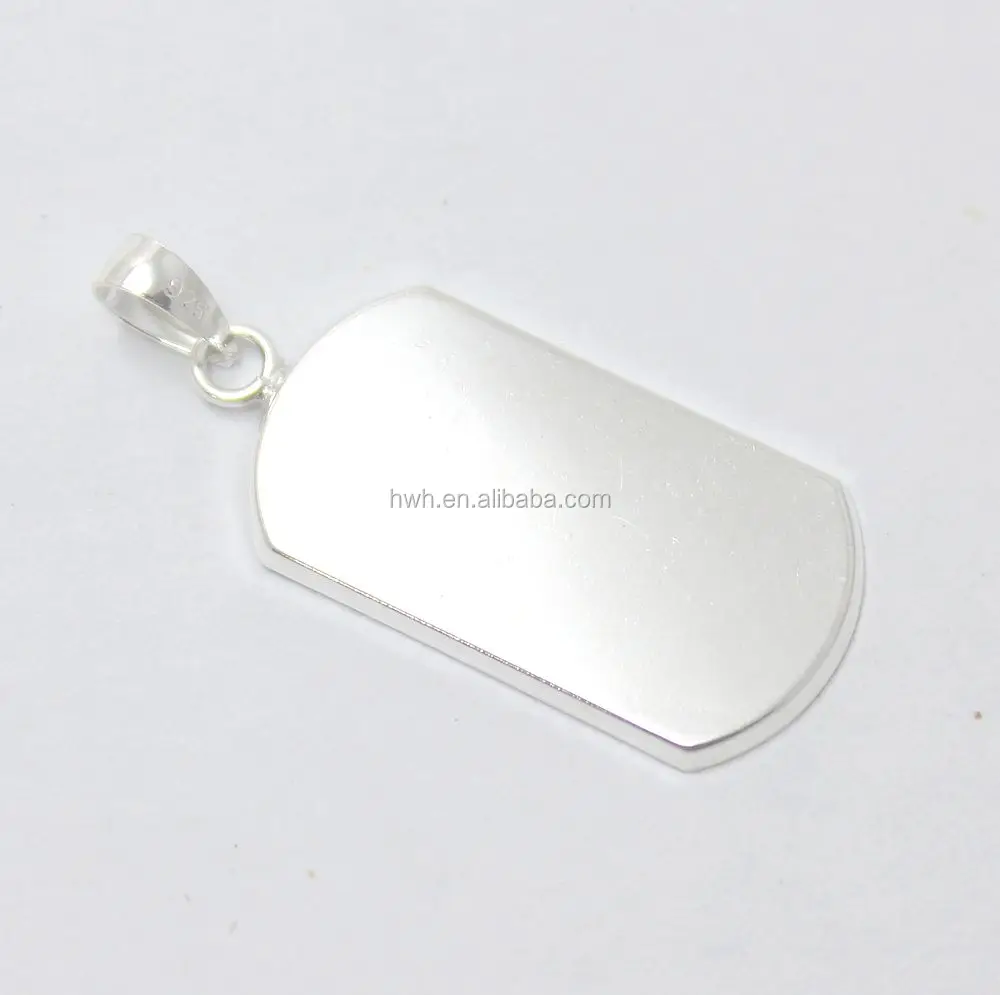 H1576 Rhinestone Jewelry Sterling Silver Pendant Base Part