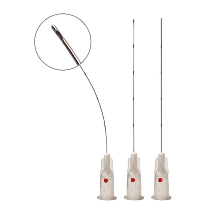 Hot sale blunt tip micro cannula 27G 40mm for filler injection