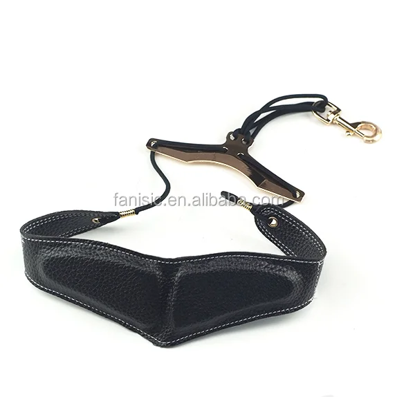 Saxophone neck straps from china of genuine leather neck strap