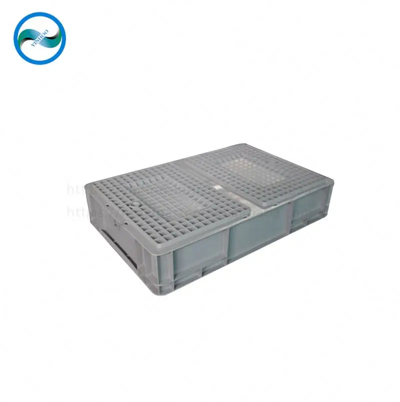 High quality EU4611 Euro standard plastic container/PP box 600*400*120 mm for warehouse