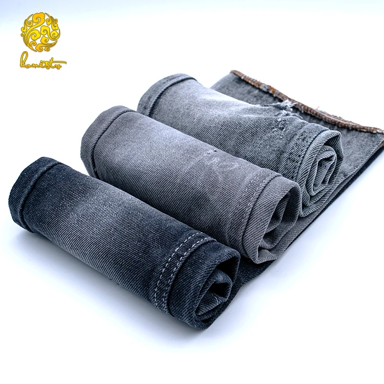 Fasion cotton dobby indigo blue heavy denim fabric