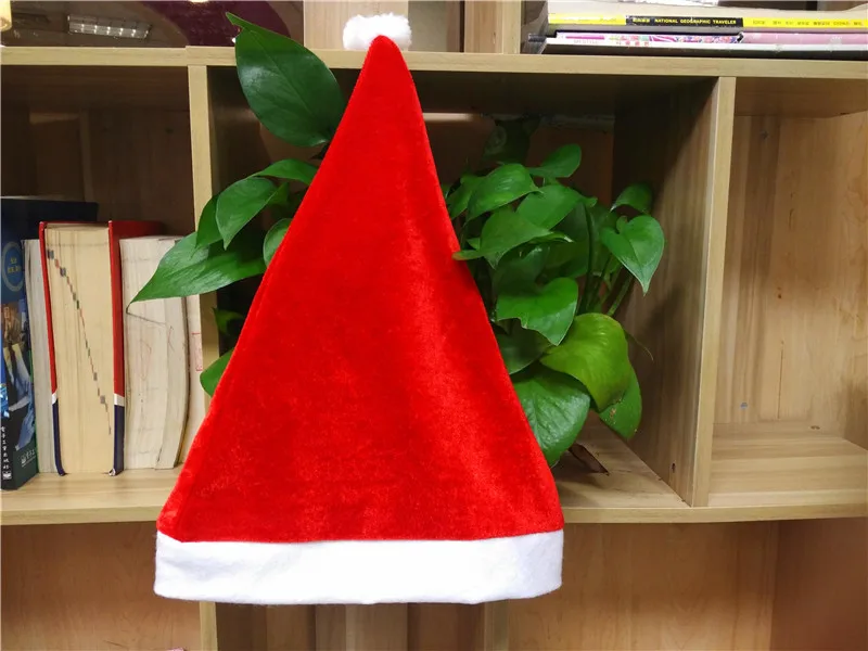 Free shipping custom printing your company or your team logo custom print christmas hat santa hat