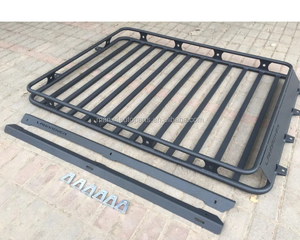 
Steel Roof Rack roof basket luggage rack for Discovery 3 Discovery 4 