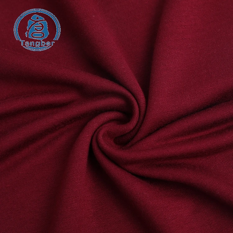 Wholesale cheap price OE yarn rayon spandex jersey knitted fabric for shirts