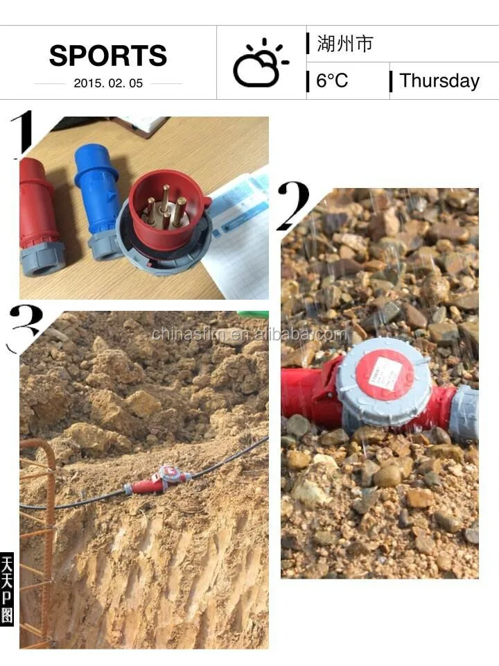 Китайский поставщик Ip67 4p электрическая вилка/пластиковая вилка 230 в 16 А TIBOX, новые продукты