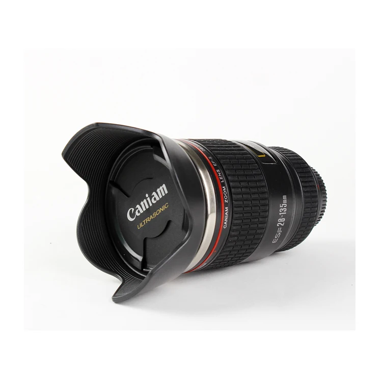 New Camera Lens EF 28-135mm thermos Cup Coffee Stainless Steel Mug Cup