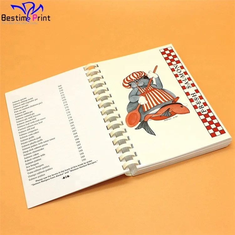 Print Your Own Plastic Spiral Wire O Recipe Book