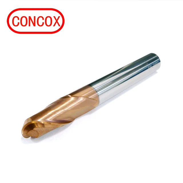 Hot sale high quality ball nose tungsten solid carbide end mill grinder cutting tool for cnc machining